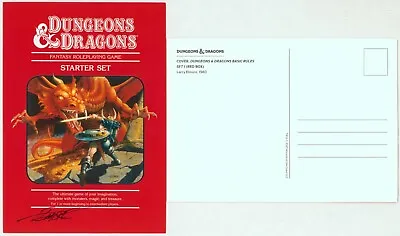 $49.16 • Buy Larry Elmore SIGNED TSR AD&D D&D Art Post Card ~ D&D RPG Starter Boxed Set Basic