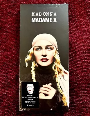 Madonna Madame X Cd Sealed Long Box Set Promo Hype Sticker I Rise Crave Tour Lp • $45