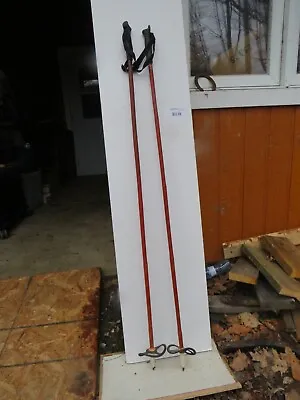 Vintage Bamboo Ski Pole Size   52`` Long  Chalet Decor  Nice   (9528 • $14.99