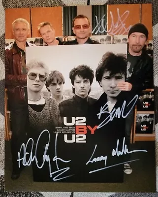 Original U2  8 X 10 Photo Signed Autographed With COA • $232.37