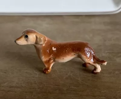 🌟Hagen Renaker Miniature Mini Dachshund Wiener Dog Retired Ceramic Figurine • $10