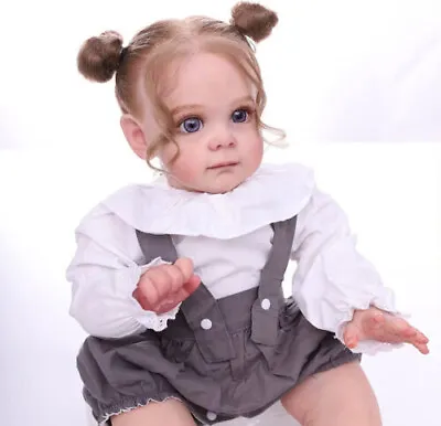 22  Reborn Baby Dolls Realistic Vinyl Silicone Handmade Lifelike Newborn Doll • £49.34