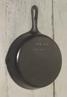 Cast Iron Smooth Plated #8 10 1/2  Inch Skillet Made In U.S.A Missing Brand Logo • $99.95