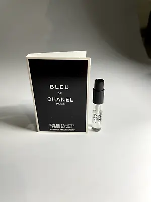 CHANEL BLEU EDT Perfume Sample 2ml Vial Spray 100% Genuine Fragrance Designer • $11.95