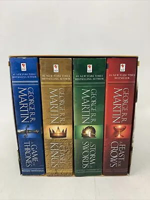 Game Of Thrones A Song Of Ice And Fire By George R.R. Martin 4 PB Books Box Set  • $18.97