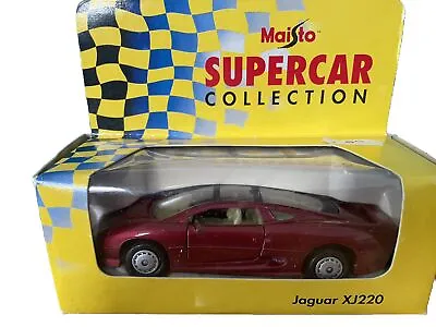 Jaguar XJ220  1:38 Maisto Supercar Model Collection Boxed • £2.99