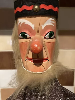 £150 • Buy Punch & Judy ' Wizard ' Puppet By Bryan Clarke, Hand Made, Dressed, Painted.