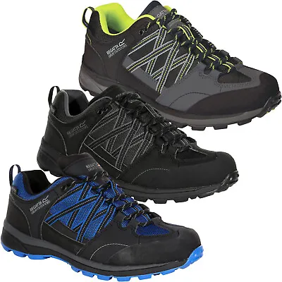 Regatta Mens Samarid II Low Rise Waterproof Outdoor Walking Trainers Shoes • £44.95