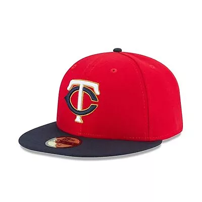 [70308453] Mens New Era MLB Authentic On-Field 59Fifty Fitted - Minnesota Twins • $29.99