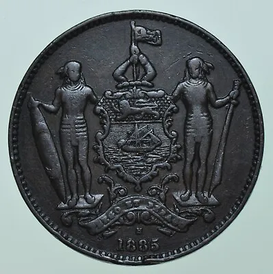 £8 • Buy British North Borneo, (sabah, Malaysia), Bronze Cent, 1885-h Heaton Mint Coin