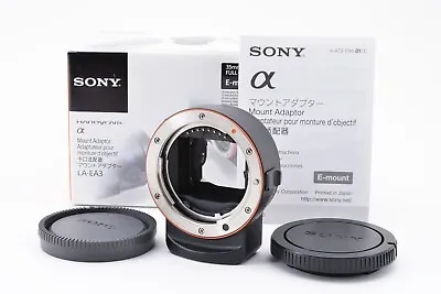 Sony LA-EA3 A-mount To E-mount FE Lens Adapter [Mint In Box ] From Japan # 19865 • $149