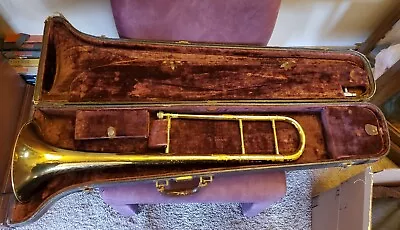 C.G. Conn Elkhart Trombone 32H #406254  • $540