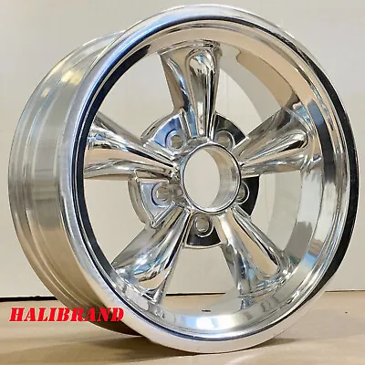 Halibrand 5 Spoke Aluminum Wheels Genuine 15” X6 5x4.5 ET 3.056 (set Of 2 Rims) • $599