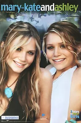 Mary-Kate And Ashley Olsen Vintage Personality Poster 22 X 34 • $71.87