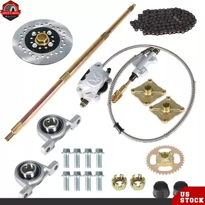 Drift Trike Go Kart Rear Live Axle Kit Brake AssemblySprocket & Hub ChainHub • $102.09