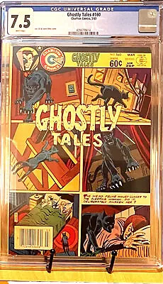 Vintage Ghostly Tales #160 March 1983 Charlton Art By Steve Ditko 7.5 CGC • $25