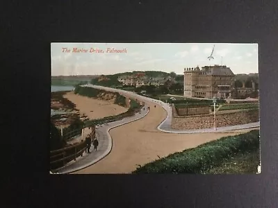 Postcard Falmouth The Marine Drive • £1