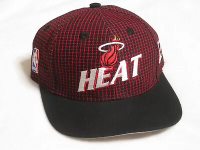 Miami Heat Logo Athletic Vintage 1990s Hat NBA Official Boys Adjustable Cap • $19.99