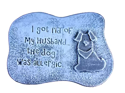 Dog Plaque Mold Plaster Cement Casting Husband Mould  11 & 3/4  X 8.5  X 3/4  • $3.25