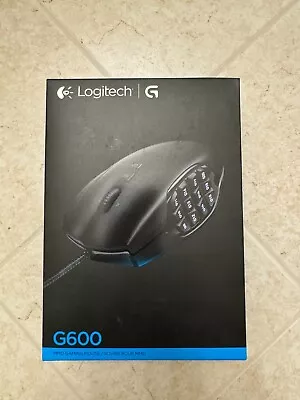 Logitech G600 MMO Wired Gaming Mouse RGB Backlit - Black 910-002864 • $94.98