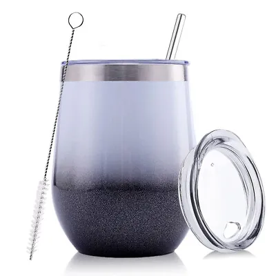 2024NEW Insulated Coffee Mug Thermal Cup Flask Vacuum Leakproof Stainless Steel • £6.99
