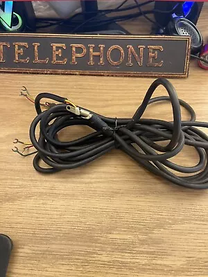 Western Electric D3 BU Lge Black Line Cord For Telephones ORIGINAL THICK 3 Wires • $19.99