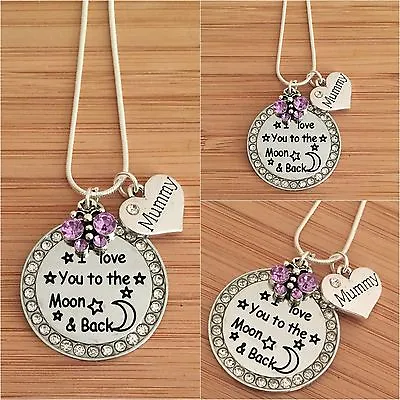 Personalised Gift Necklace For Mum Sister Nan - Mother's Day Birthday Xmas Gift • £6.99