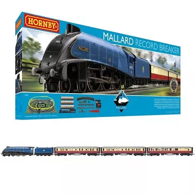 Hornby R1282M Mallard Record Breaker Train Set • £199.99