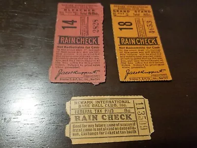 3 Super Vintage Scarce 1931 Ticket Stub Jacob Ruppert Yankees Newark Bears • $254.99