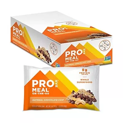 PROBAR - Meal Bar Oatmeal Chocolate Chip Non-GMO Gluten-Free Healthy Pla... • $43.99