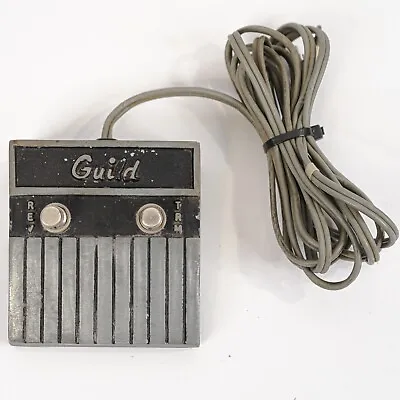 1950s Vintage Guild 2-Channel Reverb And Tremolo Amplifier Footswitch • $119.99