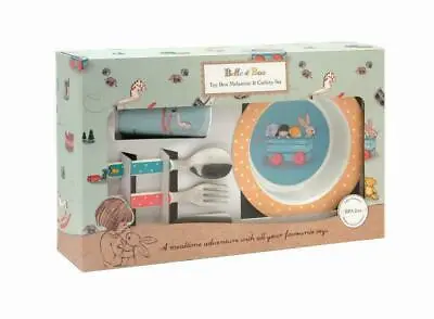 Belle & Boo - Toybox 6 Piece Melamine Childrens Dinner Set Plate Bowl Cup • £28.86