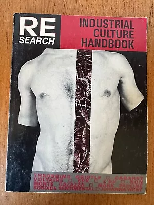 RE/SEARCH Industrial Culture Handbook #6/7 Throbbing Gristle Cabaret Voltaire • $38.99