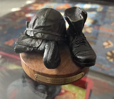 Bronze Statue “Soldier’s Friends” Clyde Ross Morgan Utah Veteran’s Memorial 1989 • $475