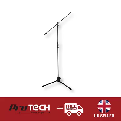 Boom Mic Stand Heavy Duty Microphone Stand Adjustable Boom Arm BMS01 • £19.98