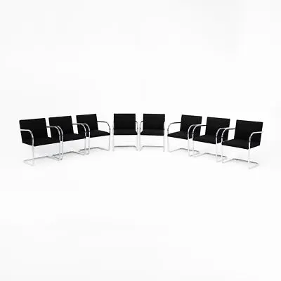 2009 Mies Van Der Rohe For Knoll Tubular Brno Chair Black Fabric Sets Available • $475