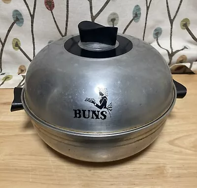 Vintage West Bend Aluminum Serving Oven USA Bun Warmer 3 Piece Stove Top  • $18