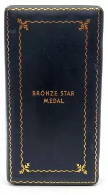 $30 • Buy U.S. Military WWII Navy Bronze Star Short Title Case (Medal Not Included)