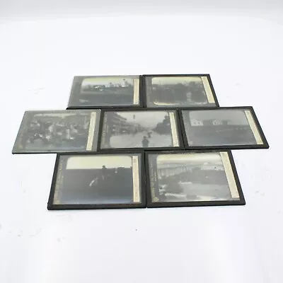 Antique Russian Glass Negatives Pre WWII Lot Of 7 No Reserve - #501 • $0.99