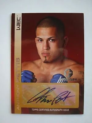 2011 Topps Anthony Pettis UFC Title Shot 1st Autograph Card #FA-AP • $35