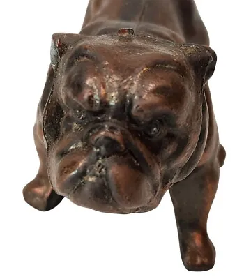 $24.99 • Buy Bulldog Figurine Bronze Copper Statue Mid-Century MCM Cast Vintage 2 In X 4 In