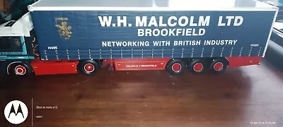Corgi 1:50 SCALE W H Malcolm Ltd MAN Curtainside Truck No 75806 • £30