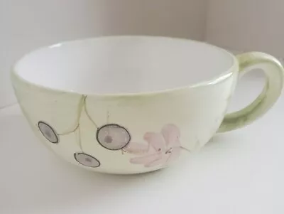 Large Tea Cup Coffee Mug Soup Bowl Design Pac Green Floral 5  • $9.99