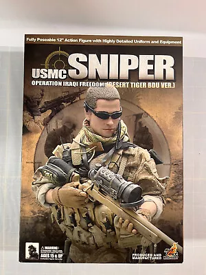 HOT TOYS 1/6 USMC OIF SNIPER Desert Tiger Ver BDU MISB NEW RARE • $435