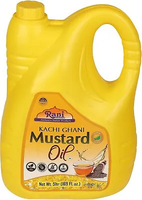 Rani Mustard Oil (Kachi Ghani) 169oz (5 Liter) • $33.99