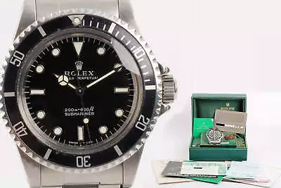 Vintage! Rolex Submariner 5513 Stainless Steel Watch • $15500