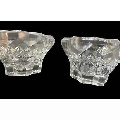 Vintage Crystal Candle Stick Holders • $18