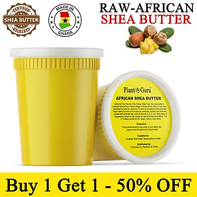 $14.95 • Buy Raw African Shea Butter 32 Oz. / 2 Lbs. 100% Pure Organic Natural Unrefined Bulk