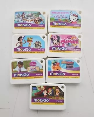 Lot Of 7 MobiGo Games VTech Learning System Hello Disney Marvel Toy Story 3 • $22.99