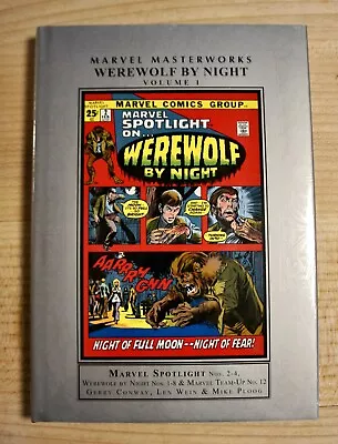 Marvel Masterworks Werewolf By Night 1  New And Sealed • $65